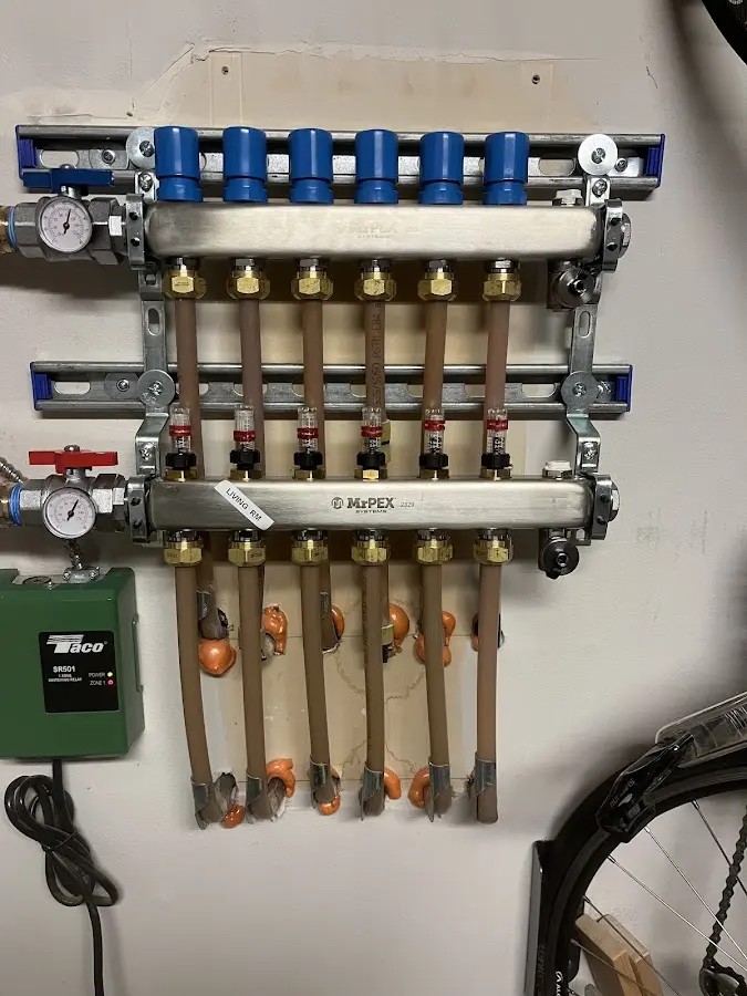 Plumber performing Leak Detection at a residential property in Heflin